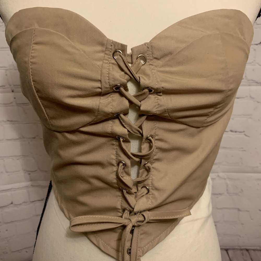 SHEIN Nude Sleeveless Crop Top